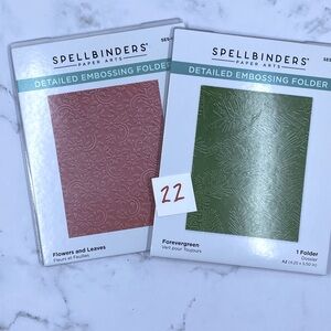 2 Spellbinders Embossing Folders (item 22)